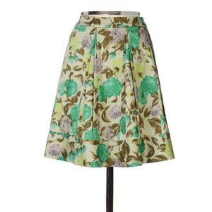 Anthropologie Odille Winter Greens Skirt Size 6 EUC